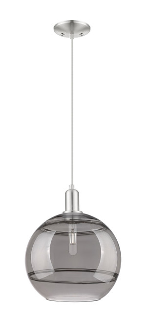 Innovations - 716-1P-SN-G556-12SM - One Light Mini Pendant - Arcadia - Brushed Satin Nickel