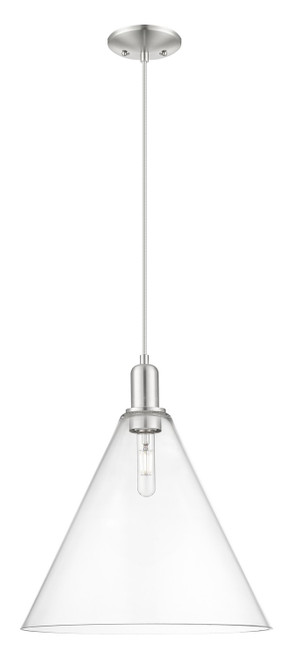 Innovations - 716-1P-SN-GBC-162 - One Light Mini Pendant - Arcadia - Brushed Satin Nickel