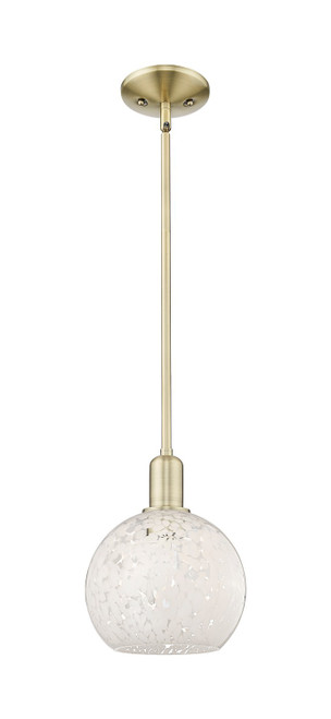 Innovations - 716-1S-AB-G1216-8WM - One Light Mini Pendant - Arcadia - Antique Brass