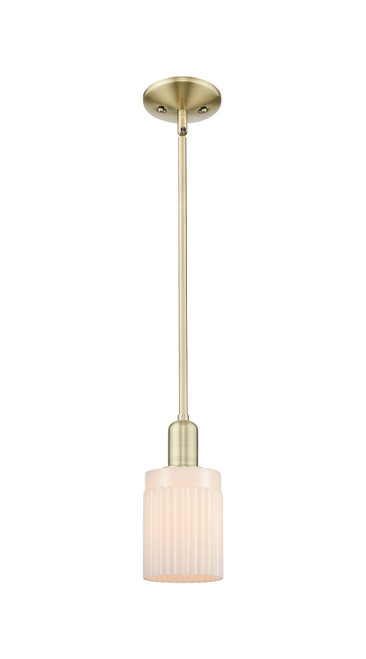 Innovations - 716-1S-AB-G341 - One Light Mini Pendant - Arcadia - Antique Brass