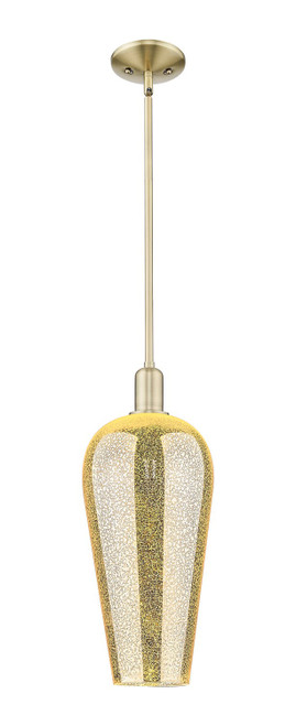 Innovations - 716-1S-AB-G456-8ME - One Light Mini Pendant - Arcadia - Antique Brass