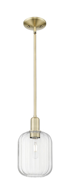 Innovations - 716-1S-AB-G460-7CL - One Light Mini Pendant - Arcadia - Antique Brass