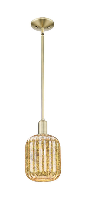 Innovations - 716-1S-AB-G460-7ME - One Light Mini Pendant - Arcadia - Antique Brass