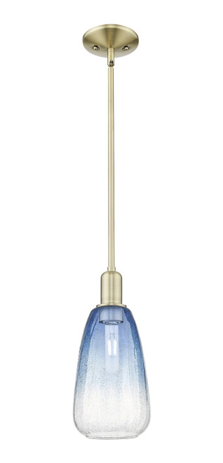 Innovations - 716-1S-AB-G480-6SB - One Light Mini Pendant - Arcadia - Antique Brass