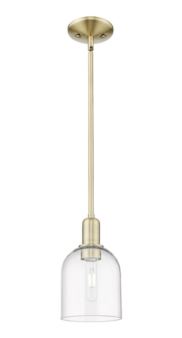 Innovations - 716-1S-AB-G558-6CL - One Light Mini Pendant - Arcadia - Antique Brass