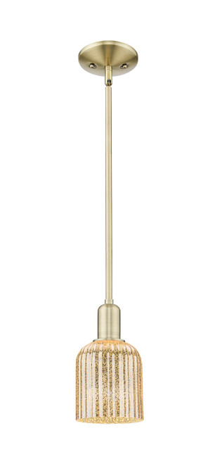 Innovations - 716-1S-AB-G559-5ME - One Light Mini Pendant - Arcadia - Antique Brass