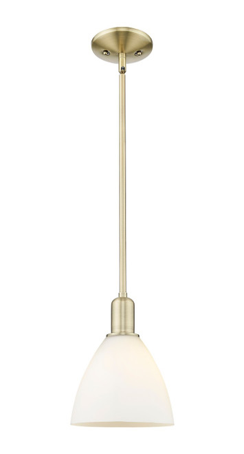 Innovations - 716-1S-AB-GBD-751 - One Light Mini Pendant - Arcadia - Antique Brass
