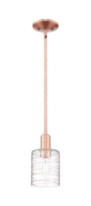 Innovations - 716-1S-AC-G1113 - One Light Mini Pendant - Arcadia - Antique Copper