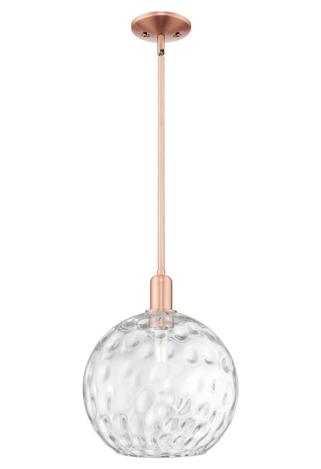 Innovations - 716-1S-AC-G1215-12 - One Light Mini Pendant - Arcadia - Antique Copper