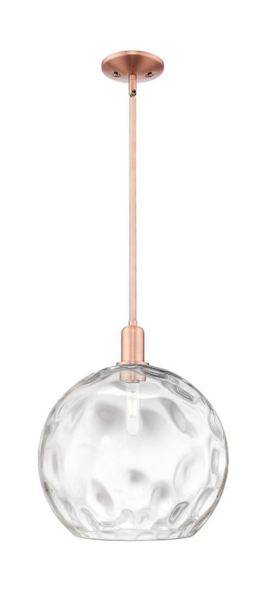 Innovations - 716-1S-AC-G1215-14 - One Light Mini Pendant - Arcadia - Antique Copper