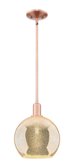 Innovations - 716-1S-AC-G128-10 - One Light Mini Pendant - Arcadia - Antique Copper