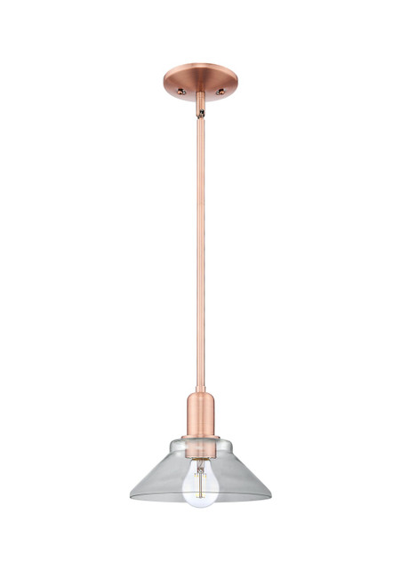 Innovations - 716-1S-AC-G132 - One Light Mini Pendant - Arcadia - Antique Copper