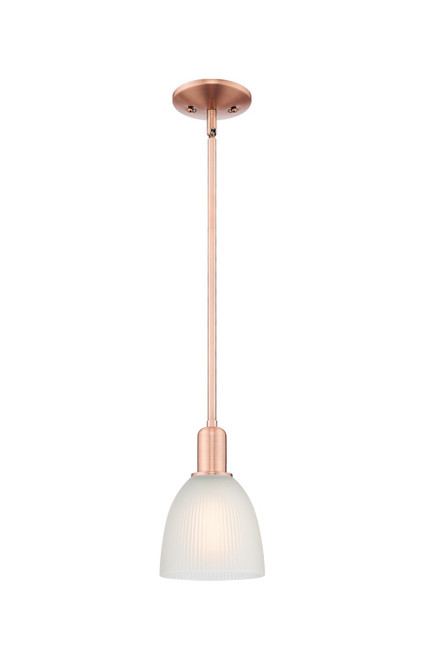 Innovations - 716-1S-AC-G381 - One Light Mini Pendant - Arcadia - Antique Copper