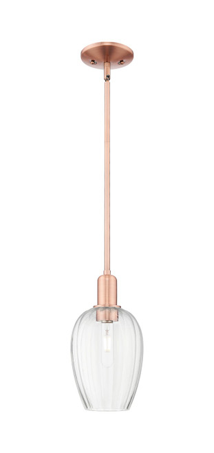 Innovations - 716-1S-AC-G457-6CL - One Light Mini Pendant - Arcadia - Antique Copper