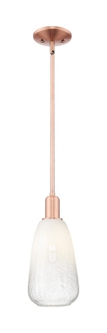Innovations - 716-1S-AC-G480-6OP - One Light Mini Pendant - Arcadia - Antique Copper