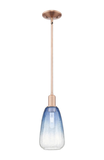 Innovations - 716-1S-AC-G480-6SB - One Light Mini Pendant - Arcadia - Antique Copper