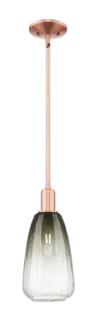 Innovations - 716-1S-AC-G480-6SL - One Light Mini Pendant - Arcadia - Antique Copper