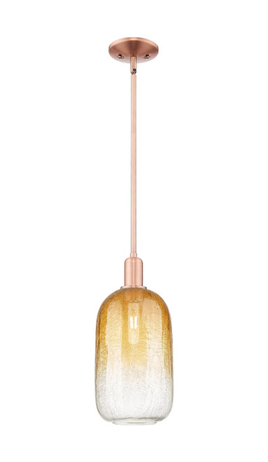 Innovations - 716-1S-AC-G482-7AM - One Light Mini Pendant - Arcadia - Antique Copper