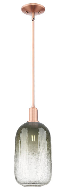 Innovations - 716-1S-AC-G482-7SL - One Light Mini Pendant - Arcadia - Antique Copper