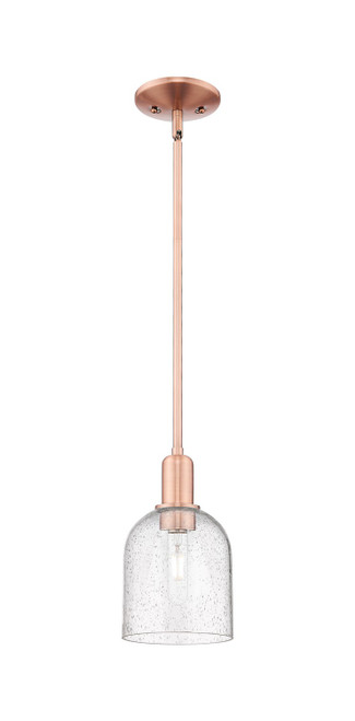 Innovations - 716-1S-AC-G558-6SDY - One Light Mini Pendant - Arcadia - Antique Copper