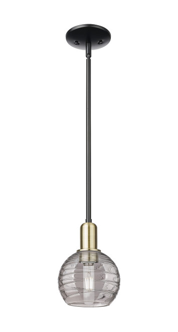 Innovations - 716-1S-BAB-G1213-6CL - One Light Mini Pendant - Arcadia - Black Antique Brass