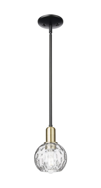 Innovations - 716-1S-BAB-G1215-6 - One Light Mini Pendant - Arcadia - Black Antique Brass