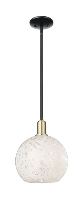 Innovations - 716-1S-BAB-G1216-10WM - One Light Mini Pendant - Arcadia - Black Antique Brass