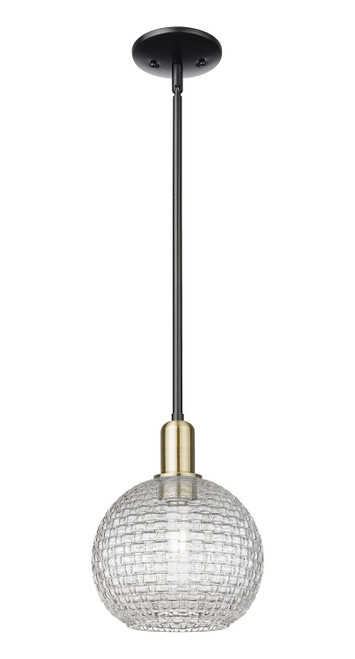 Innovations - 716-1S-BAB-G122C-8CL - One Light Mini Pendant - Arcadia - Black Antique Brass