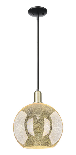 Innovations - 716-1S-BAB-G128-12 - One Light Mini Pendant - Arcadia - Black Antique Brass