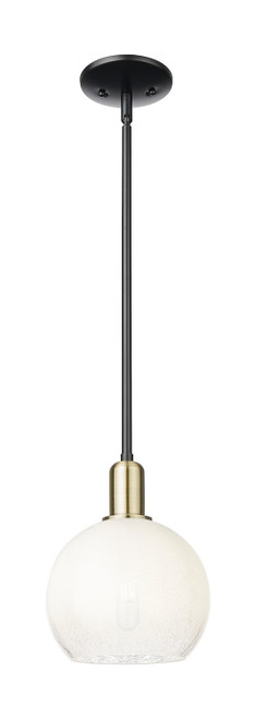Innovations - 716-1S-BAB-G483-8OP - One Light Mini Pendant - Arcadia - Black Antique Brass