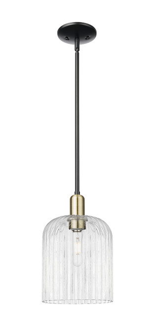 Innovations - 716-1S-BAB-G559-8CL - One Light Mini Pendant - Arcadia - Black Antique Brass