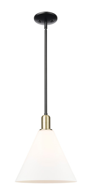 Innovations - 716-1S-BAB-GBC-121 - One Light Mini Pendant - Arcadia - Black Antique Brass