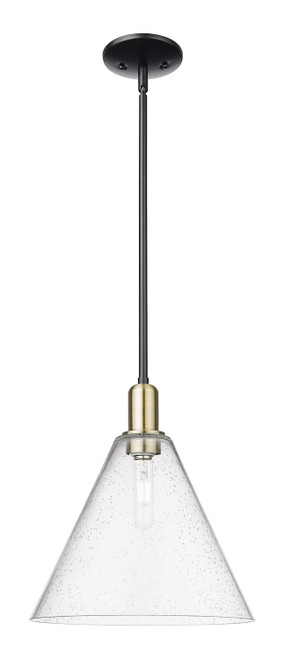 Innovations - 716-1S-BAB-GBC-124 - One Light Mini Pendant - Arcadia - Black Antique Brass
