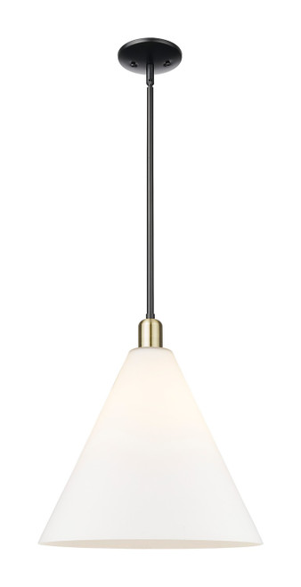 Innovations - 716-1S-BAB-GBC-161 - One Light Mini Pendant - Arcadia - Black Antique Brass