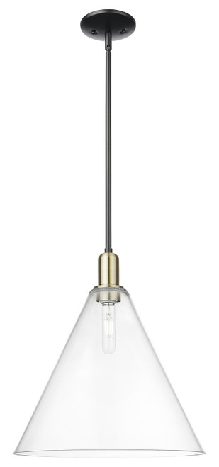 Innovations - 716-1S-BAB-GBC-162 - One Light Mini Pendant - Arcadia - Black Antique Brass