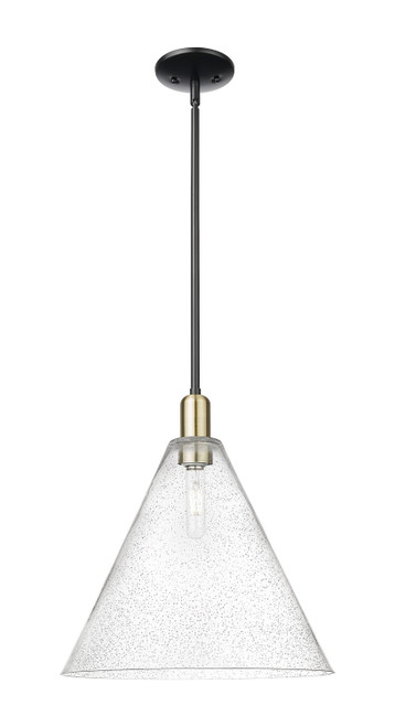 Innovations - 716-1S-BAB-GBC-164 - One Light Mini Pendant - Arcadia - Black Antique Brass