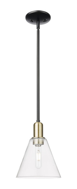 Innovations - 716-1S-BAB-GBC-82 - One Light Mini Pendant - Arcadia - Black Antique Brass