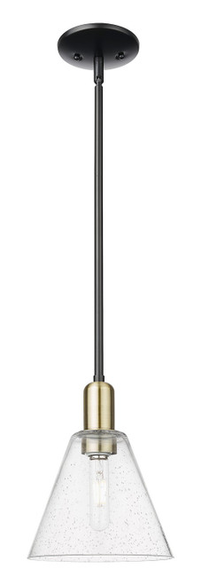 Innovations - 716-1S-BAB-GBC-84 - One Light Mini Pendant - Arcadia - Black Antique Brass