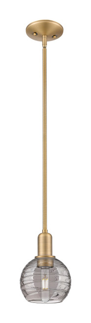Innovations - 716-1S-BB-G1213-6SM - One Light Mini Pendant - Arcadia - Brushed Brass
