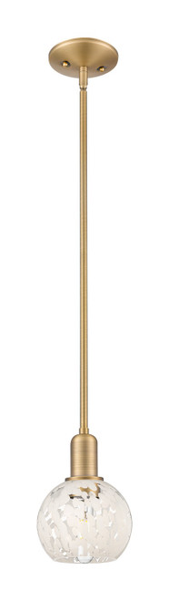 Innovations - 716-1S-BB-G1216-6WM - One Light Mini Pendant - Arcadia - Brushed Brass