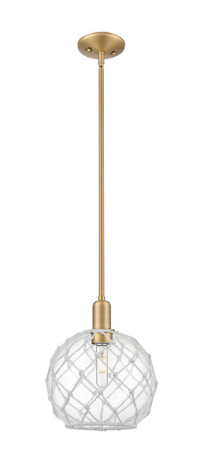 Innovations - 716-1S-BB-G122-10RW - One Light Mini Pendant - Arcadia - Brushed Brass