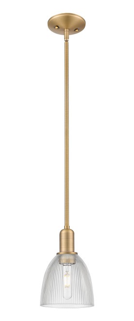 Innovations - 716-1S-BB-G382 - One Light Mini Pendant - Arcadia - Brushed Brass