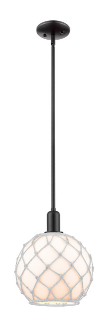 Innovations - 716-1S-BK-G121-10RW - One Light Mini Pendant - Arcadia - Matte Black