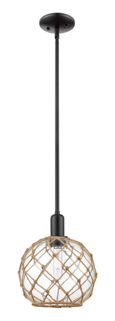 Innovations - 716-1S-BK-G122-10RB - One Light Mini Pendant - Arcadia - Matte Black