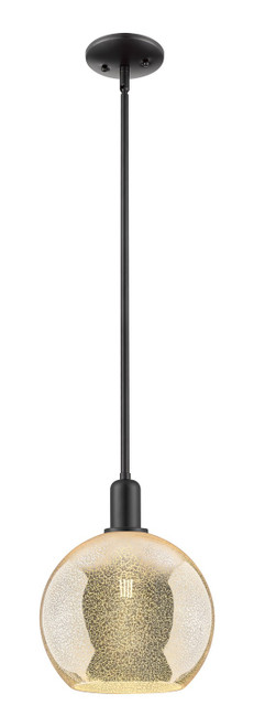 Innovations - 716-1S-BK-G128-10 - One Light Mini Pendant - Arcadia - Matte Black