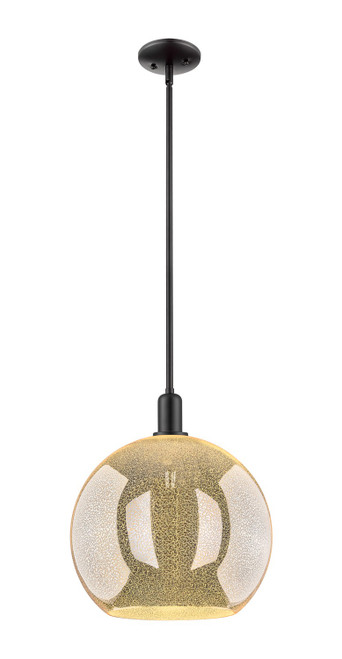 Innovations - 716-1S-BK-G128-14 - One Light Mini Pendant - Arcadia - Matte Black