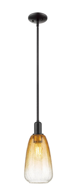 Innovations - 716-1S-BK-G480-6AM - One Light Mini Pendant - Arcadia - Matte Black