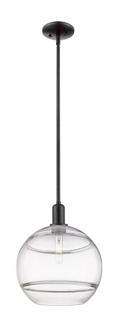 Innovations - 716-1S-BK-G556-12CL - One Light Mini Pendant - Arcadia - Matte Black