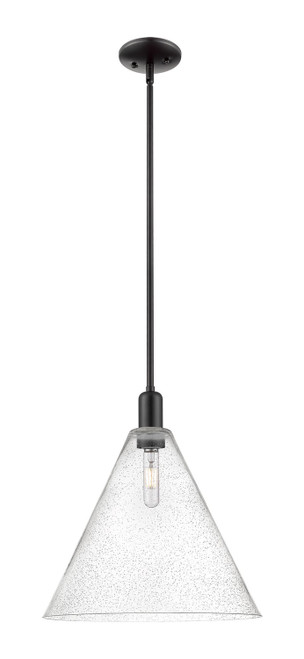 Innovations - 716-1S-BK-GBC-164 - One Light Mini Pendant - Arcadia - Matte Black
