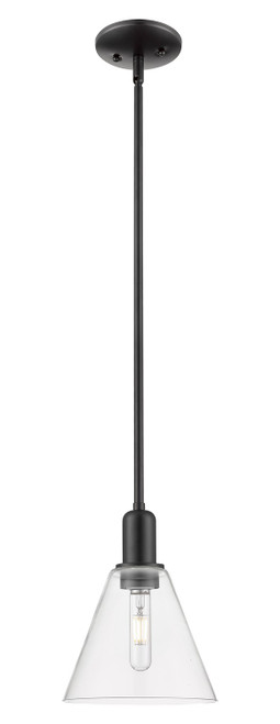 Innovations - 716-1S-BK-GBC-82 - One Light Mini Pendant - Arcadia - Matte Black